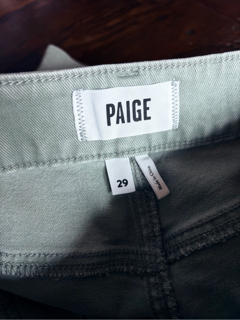 PAIGE Anessa 31” Wide Leg Jean Vintage Seaglass 29 NWT - Picture 6 of 9